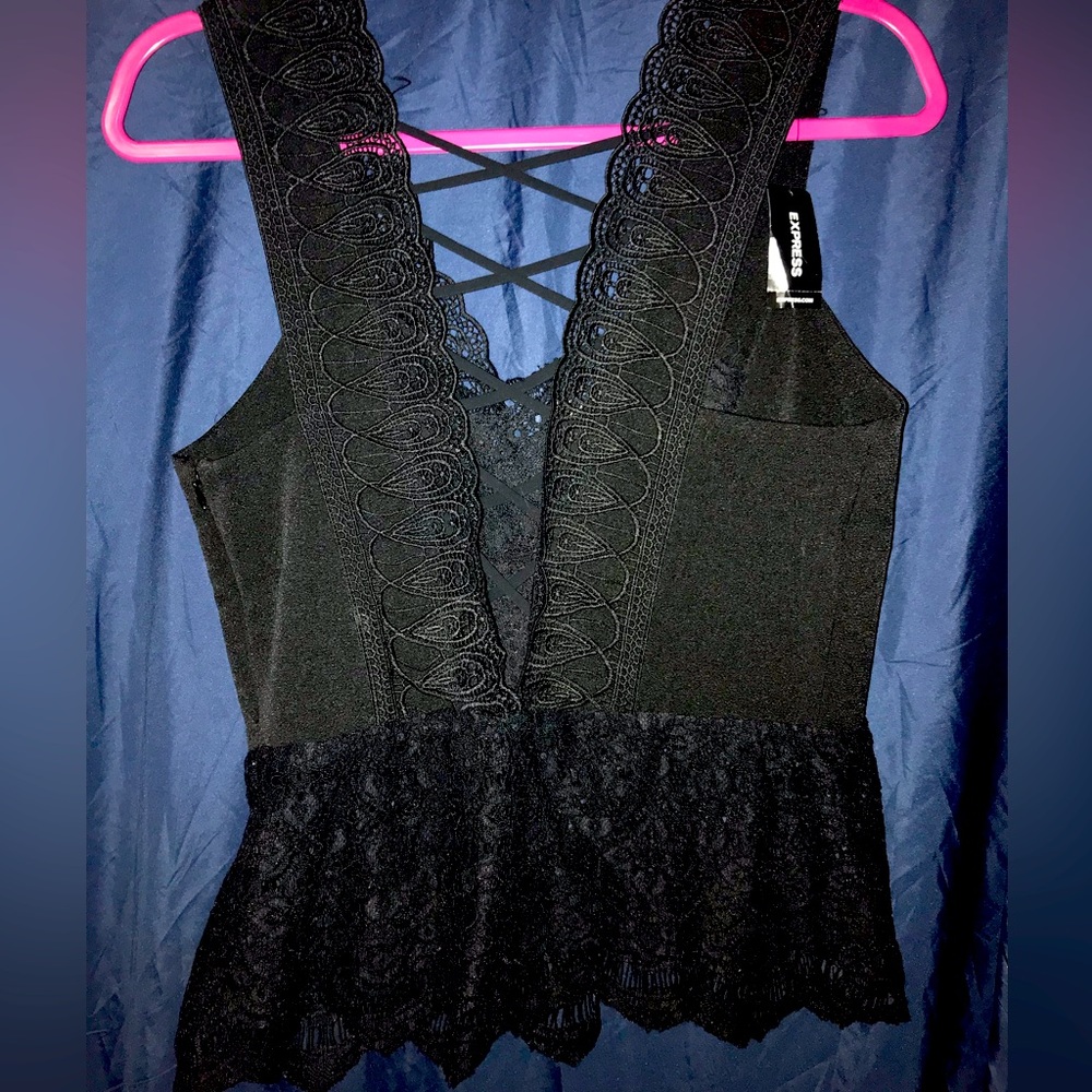 Express dress tank lace coset style size 8